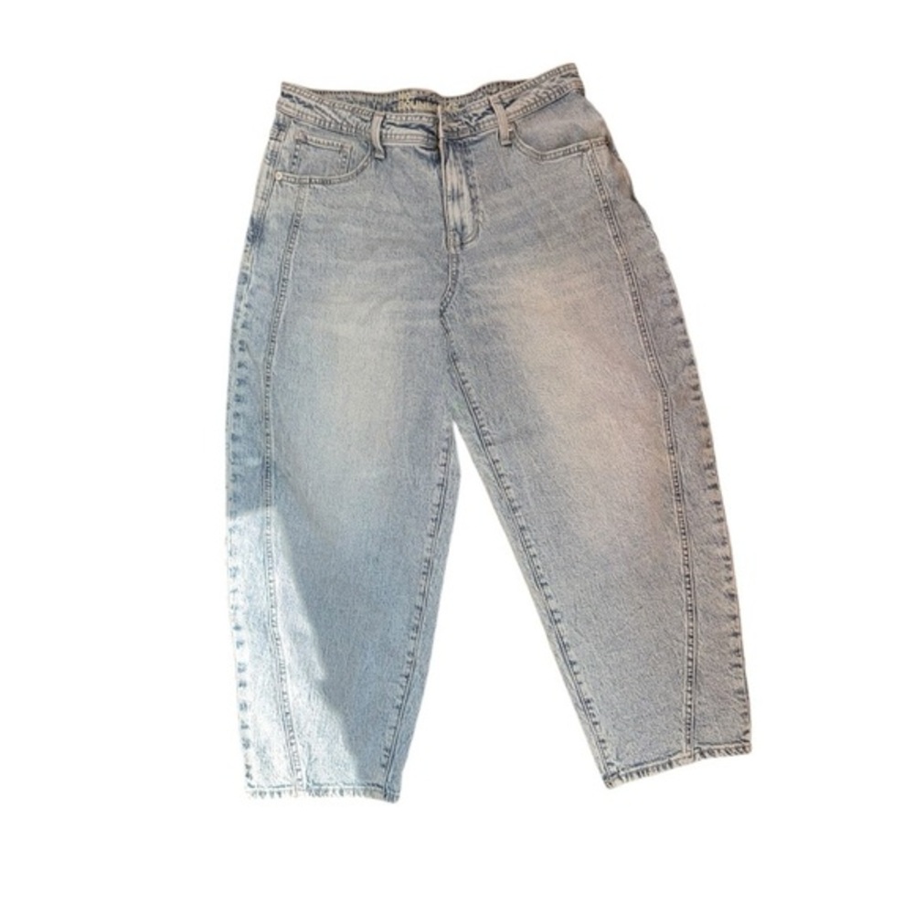 Y2k Acid Wash No Boundaries boyfriend style denim‎ jeans size 10